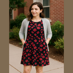 Tulle Size medium black and red dress women’s